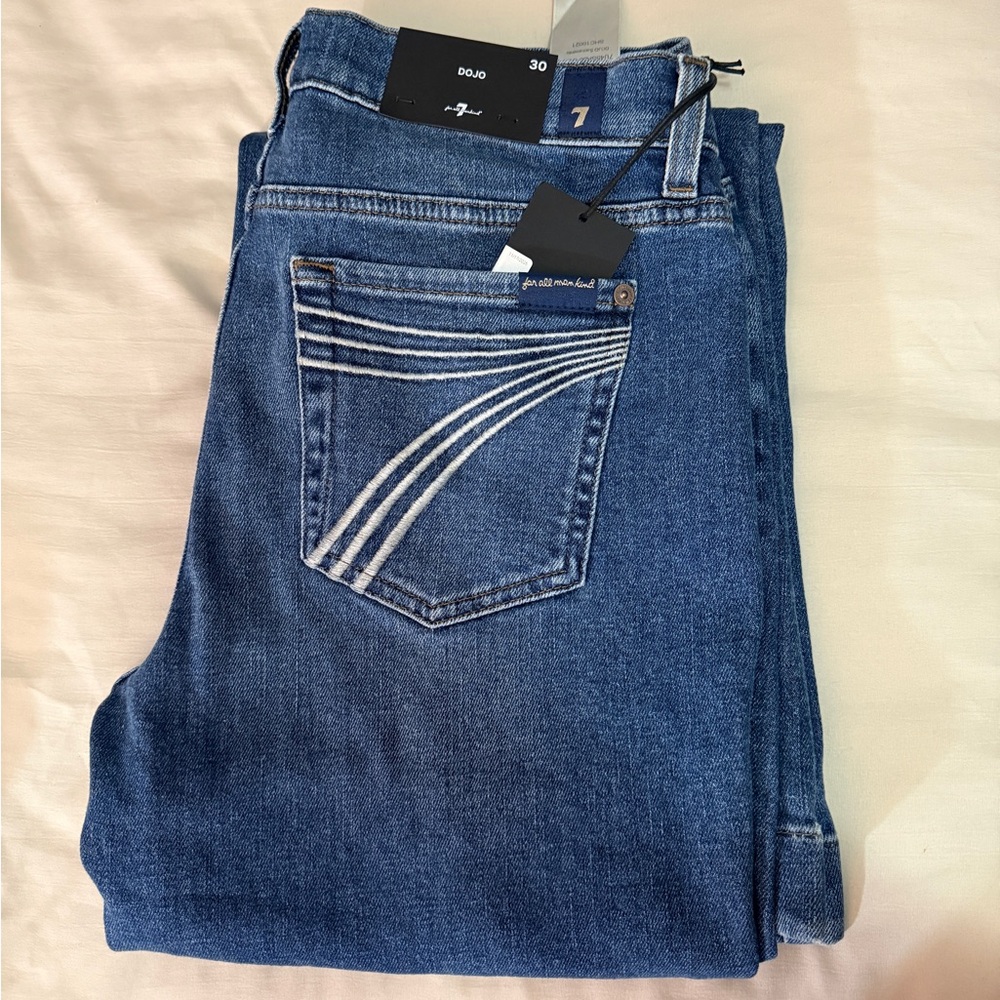 7 For All Mankind Indigo Jeans